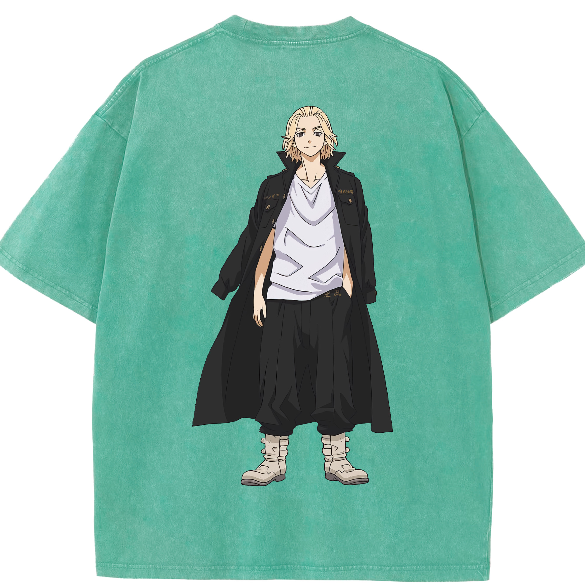 （画像用） 東京リベンジャーズ Tokyo Revengers 綿100% ヴィンテージ風 半袖Tシャツ（背面プリント）